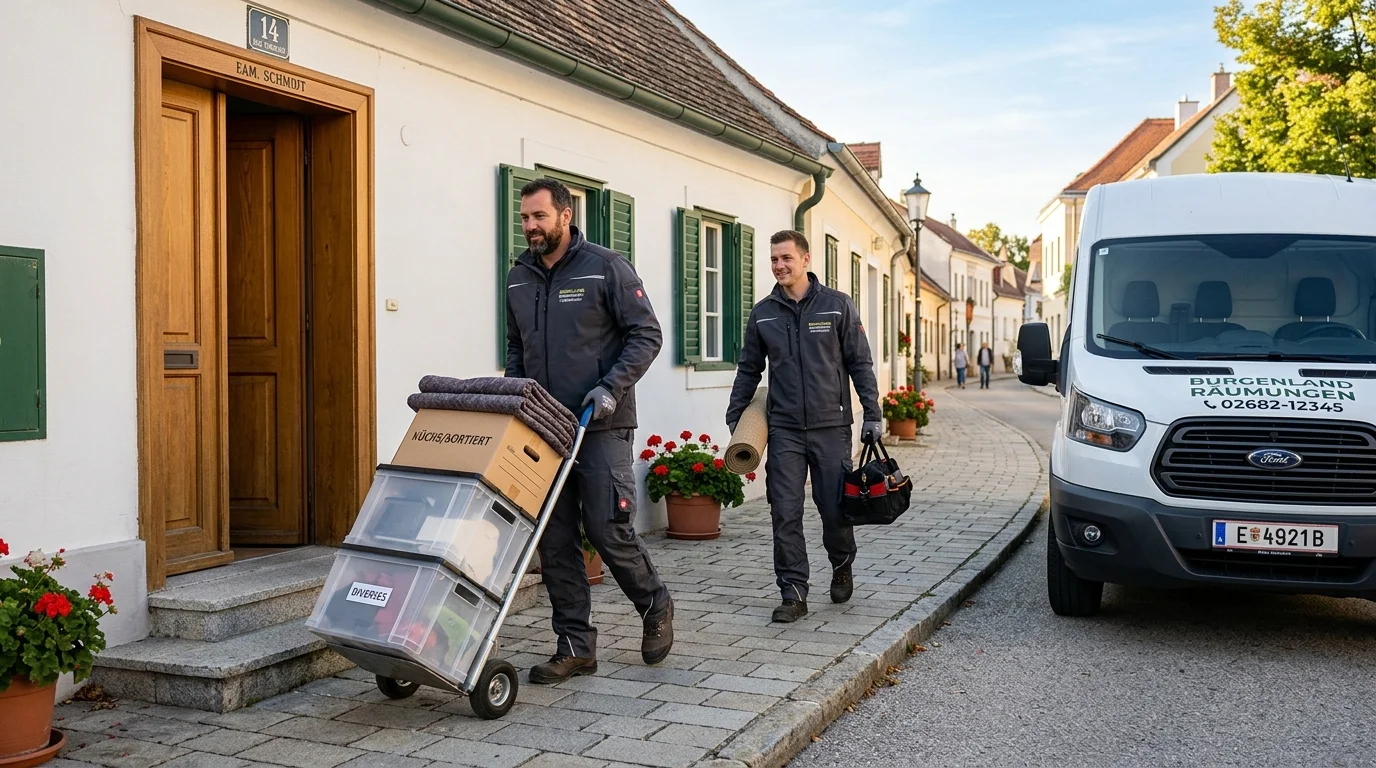 Entrümpelung Burgenland – Professionelle Entrümpler (Räumung durch Entfernung wertlosen Gutes) in Wien